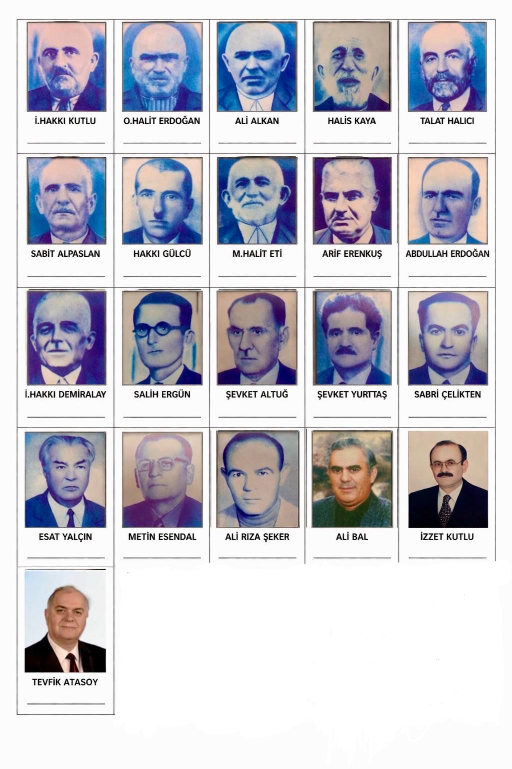 ESKİ BAŞKANLAR